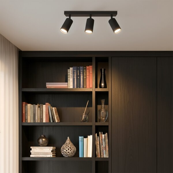 Brilagi - LED RGBW stmievateľné bodové svietidlo SELE MODERN 3xGU10/4,8W/230V čierne