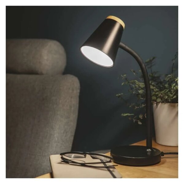 LED stolná lampa TARA LED/4,5W/230V 4000K čierna