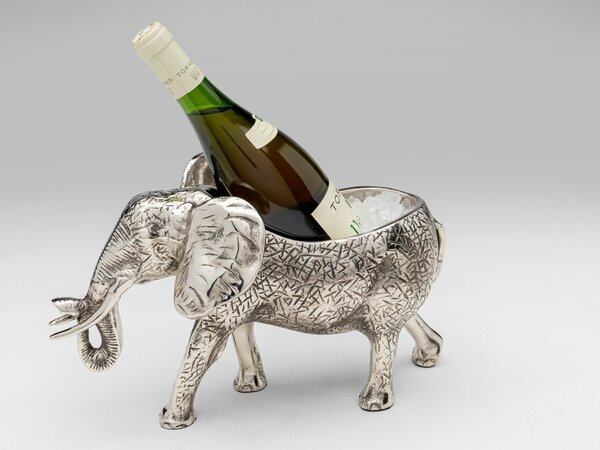 Elephant chladič na víno strieborný