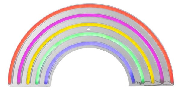 Atmosphera - LED neónová nástenná dekorácia RAINBOW LED/5V