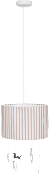 Atmosphera - Detský luster na lane SCOTT 1xE27/40W/230V, s motívom psíkov