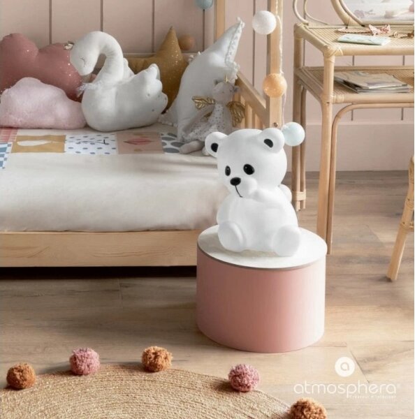 Atmosphera - LED Detské nočné svetlo TEDDY LED/3xAA biela