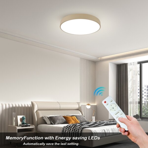 Brilagi - LED stmievateľné svietidlo POOL LED/60W/230V 3000-6000K priemer 60 cm béžové + diaľkový ovládač