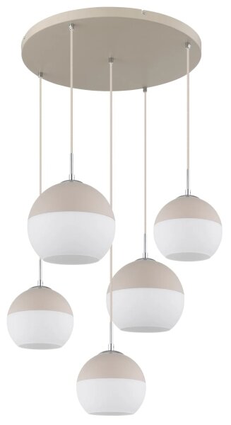 Globo 15999-5HR - Závesný luster na lankách RAGUSA 5xE27/60W/230V