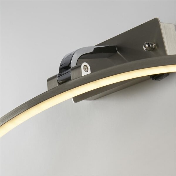 Searchlight 79821-40SS - LED Obrazové svietidlo SANTORINI LED/8,2W/230V strieborné