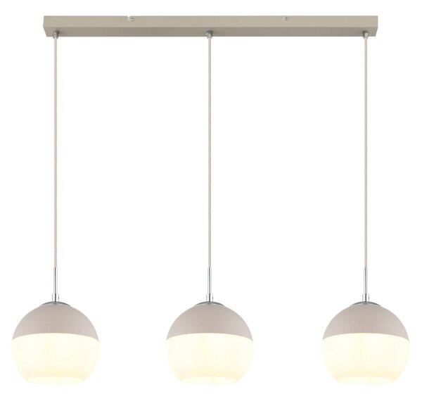 Globo 15999-3H - Závesné svietidlo RAGUSA na lanku 3xE27/60W/230V