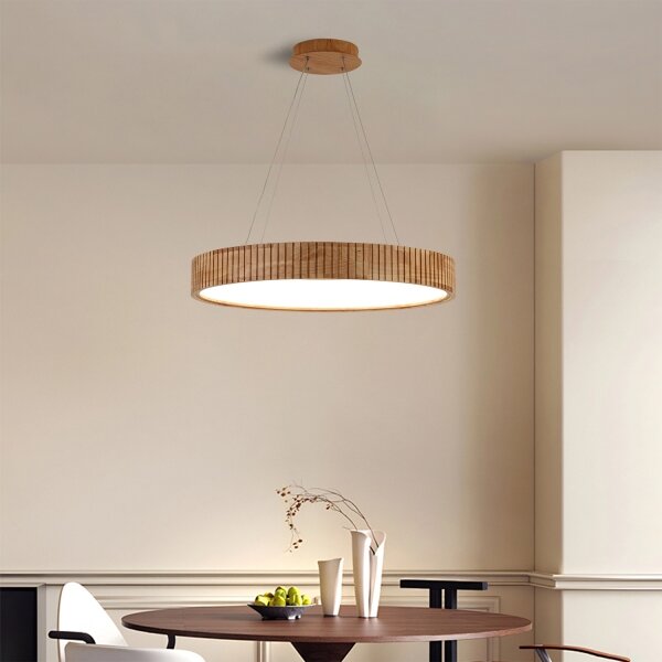Brilagi - LED luster na lanku FALCON WOOD MODERN LED/40W/230V pr. 60 cm drevo