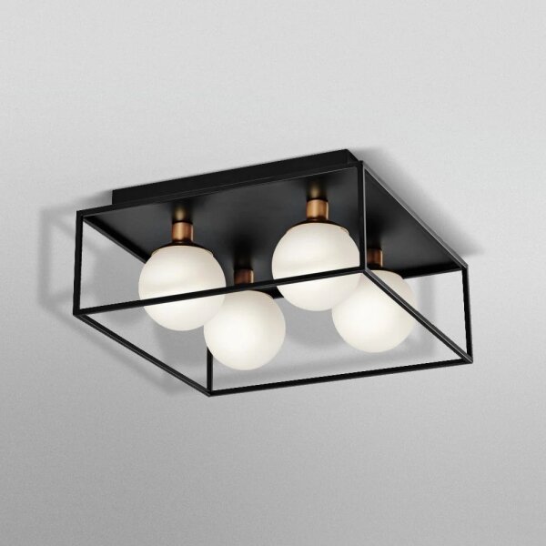Ledvance - Vonkajšie nástenné svietidlo DECOR SQUARE 4xG9/28W/230V IP44