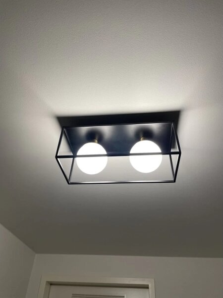 Ledvance - Vonkajšie nástenné svietidlo DECOR SQUARE 2xG9/28W/230V IP44