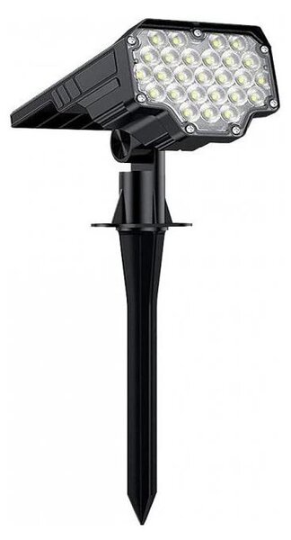 Viking - LED Solárna lampa LED/1W/3,7V IP65 6000K 2200 mAh