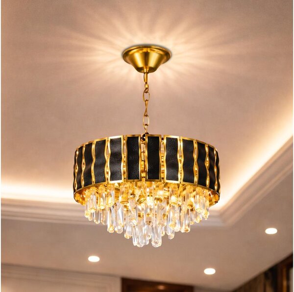 Brilagi - Luster na reťazi CRISTAL 5xE14/40W/230V priemer 38 cm