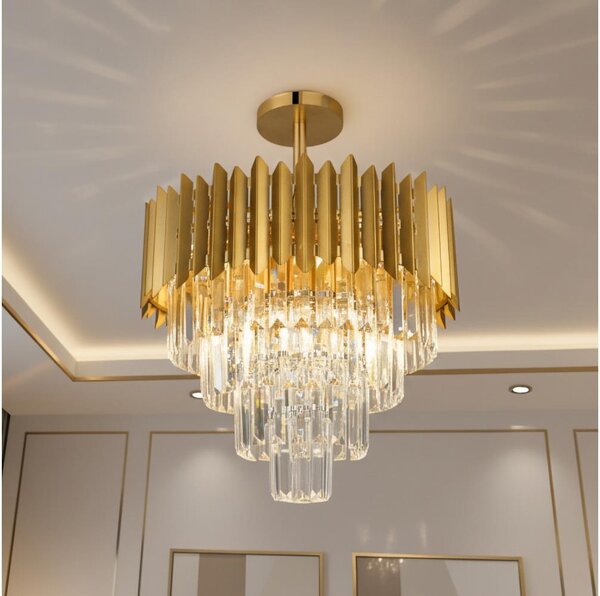 Brilagi - Prisadený luster CRISTAL 5xE14/40W/230V pr. 43 cm