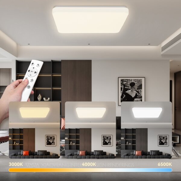 Brilagi - LED stmievateľné stropné svietidlo MILKY WAY LED/24W/230V 3000-6500K s diaľkovým ovládaním
