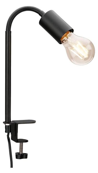 LED lampa s klipom 1xE27/4,2W/230V 2700K čierna