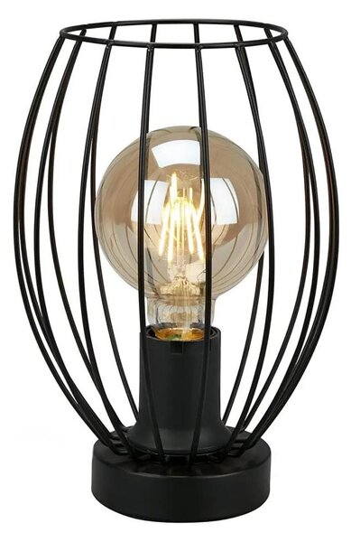 Stolná lampa 1xE27/25W/230V čierna