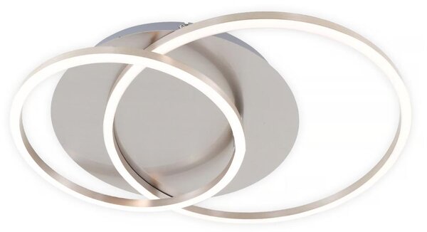 LED stmievateľné stropné svietidlo LED/28W/230V 3000K matný chróm