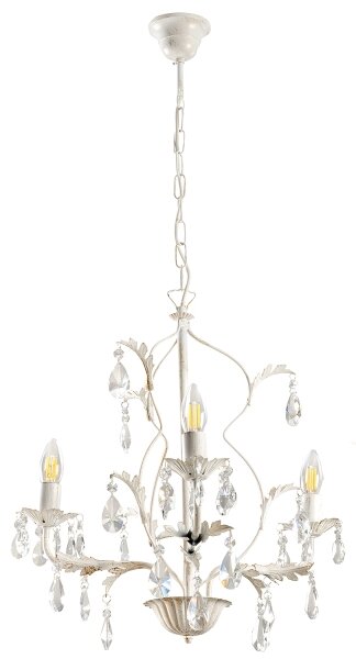 ONLI - Luster na reťazi TERESA 3xE14/6W/230V biely