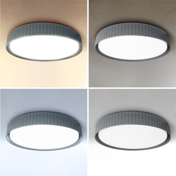Brilagi - LED stmievateľné stropné svietidlo LUCIA LED/48W/230V pr. 41 cm sivé+DO