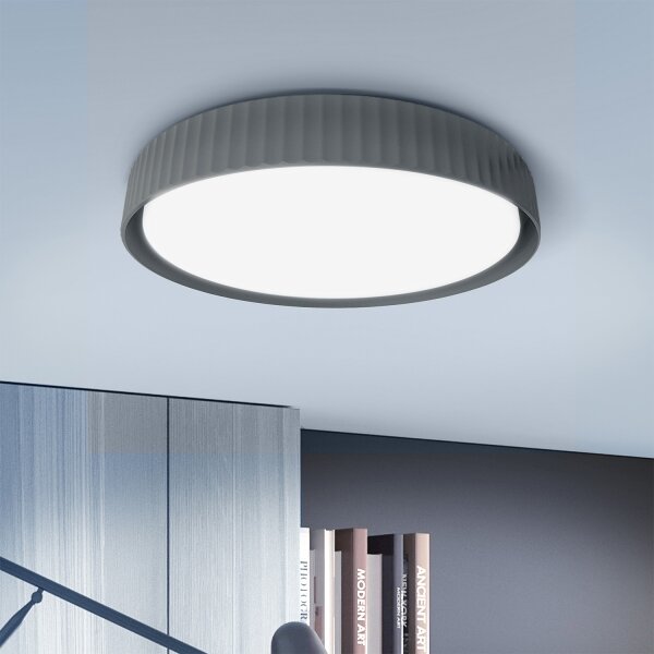 Brilagi - LED stmievateľné stropné svietidlo LUCIA LED/48W/230V pr. 41 cm sivé+DO