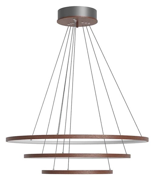 ByRydens 4202250-6003-LED Luster na lanku TRIONE LED/45W/230V hnedá pr. 80 cm