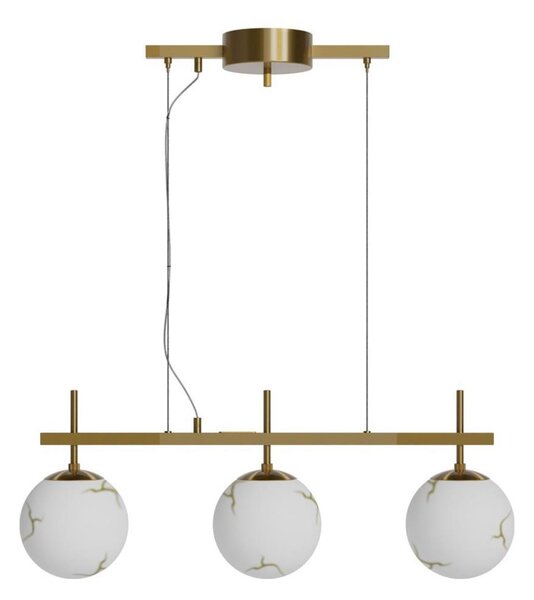 ByRydens 4202540-5000 - Závesné svietidlo na lanku BELLAGIO 3xE27/8W/230V