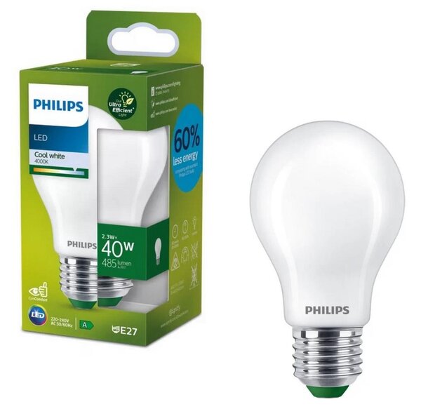 LED žiarovka Philips ULTRAEFFICIENT A60 E27/2,3W/230V 4000K