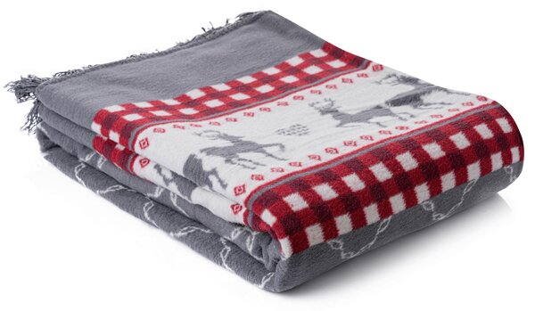 PLÉD, bavlna (recyklovaná), 180/220 cm X-Mas - Textil do domácnosti, Online Only