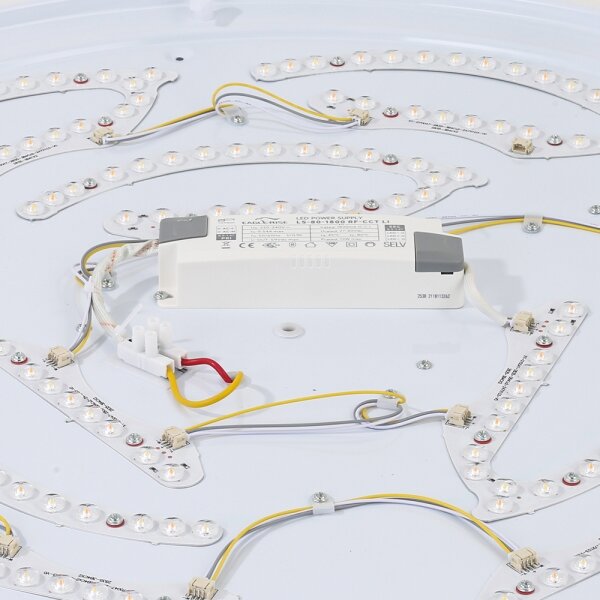 Brilagi - LED stropné svietidlo WOODROUND LED/40W/230V 3000/4000/6000K priemer 60 cm