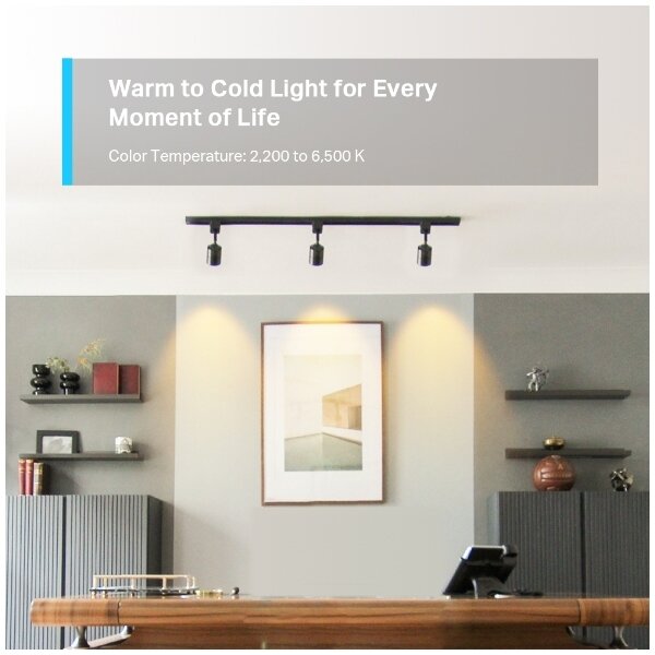 LED RGBW stmievateľná žiarovka GU10/3,7W/230V 2200-6500K Wi-Fi - TP-Link