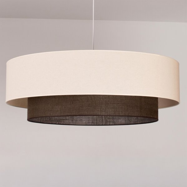 Brilagi - LED luster na lanku BOHO STYLE 3xE27/15W/230V pr. 80 cm krémová/hnedá