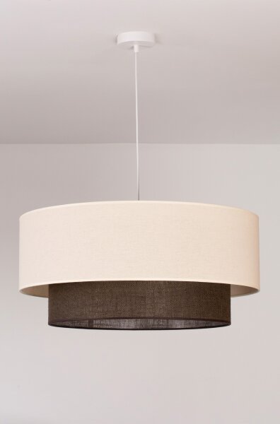 Brilagi - LED luster na lane BOHO STYLE 3xE27/15W/230V pr. 60 cm krémová/hnedá
