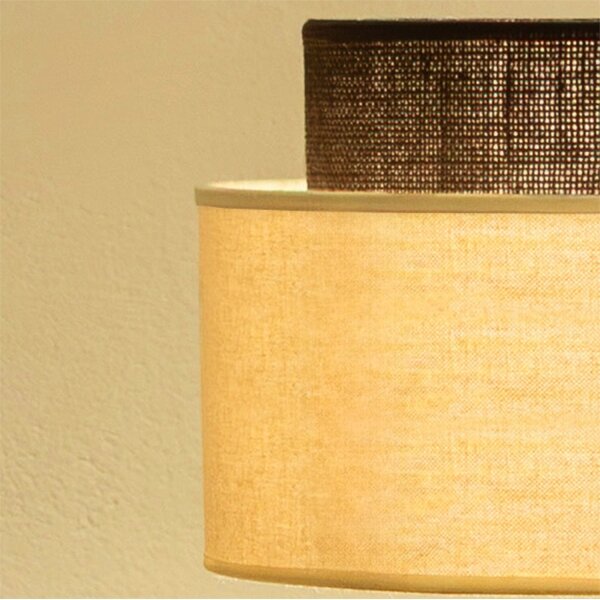 Brilagi - LED stojacia lampa BOHO STYLE 1xE27/15W/230V krémová/hnedá