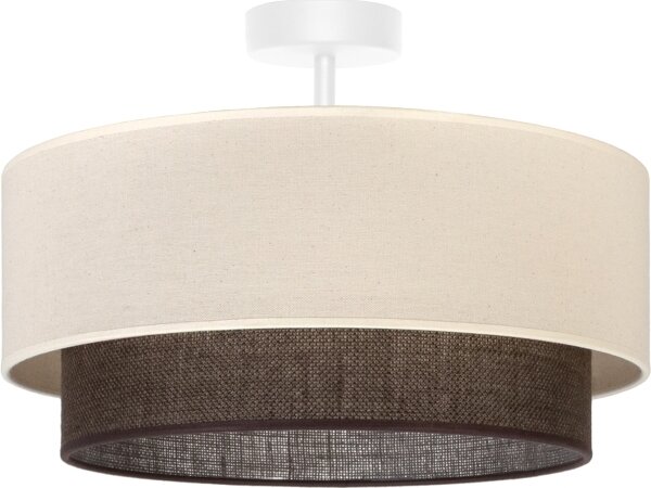 Brilagi - LED prisadený luster BOHO STYLE 1xE27/15W/230V priemer 40 cm krémová/hnedá