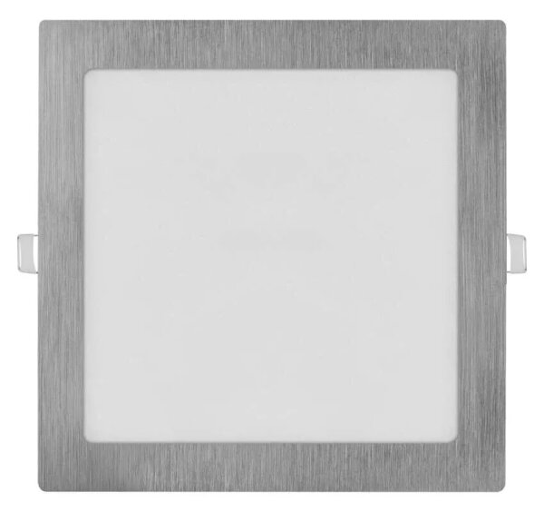LED podhľadové svietidlo NEXXO LED/18W/230V 3000/3500/4000K strieborné 22,5x22,5 cm