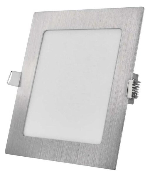 LED Podhľadové svietidlo NEXXO LED/12,5W/230V 3000/3500/4000K strieborné 17x17 cm