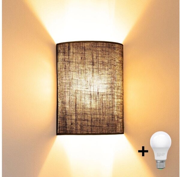 Brilagi - LED nástenné svietidlo BOHO STYLE 1xE27/15W/230V hnedé