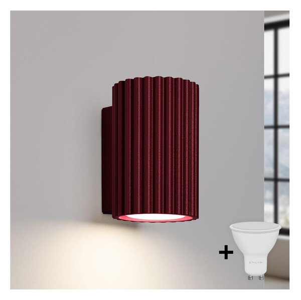 Brilagi - LED nástenné svietidlo CRESTO 1xGU10/10W/230V 10 cm bordové
