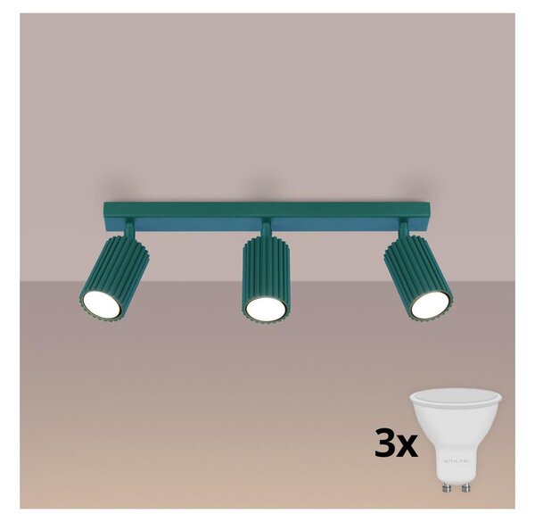 Brilagi - LED bodové svietidlo CRESTO 3xGU10/10W/230V tyrkysová