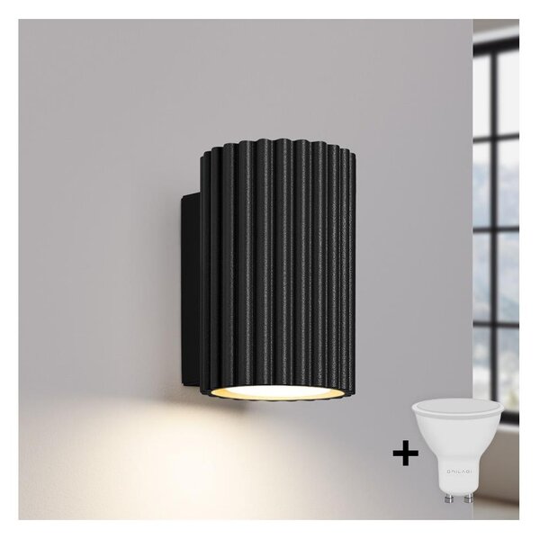 Brilagi - LED nástenné svietidlo CRESTO 1xGU10/10W/230V 10 cm čierne