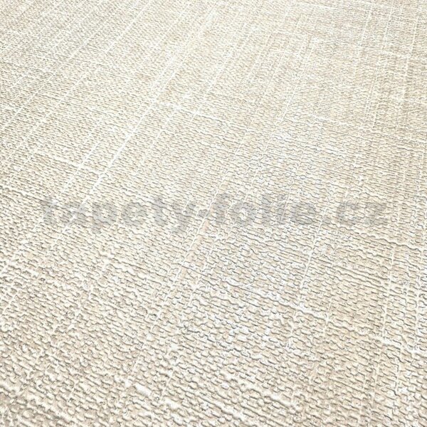 Vliesové tapety na stenu IMPOL Luna 10099-32, textilná štruktúra hnedá, rozmer 10,05 m x 0,53 m, ERISMANN
