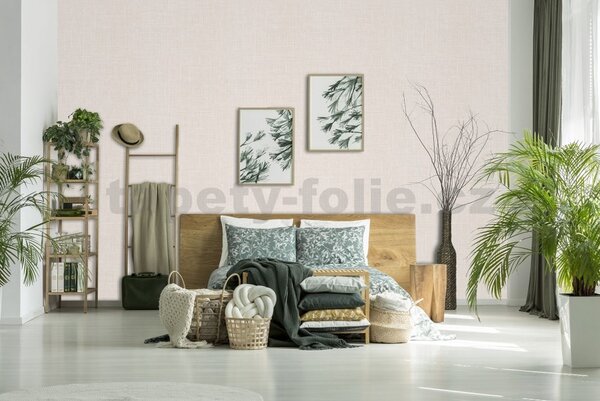 Vliesové tapety na stenu IMPOL Luna 10099-32, textilná štruktúra hnedá, rozmer 10,05 m x 0,53 m, ERISMANN