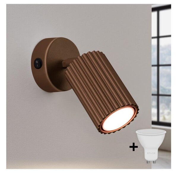 Brilagi - LED nástenné bodové svietidlo CRESTO 1xGU10/10W/230V hnedé
