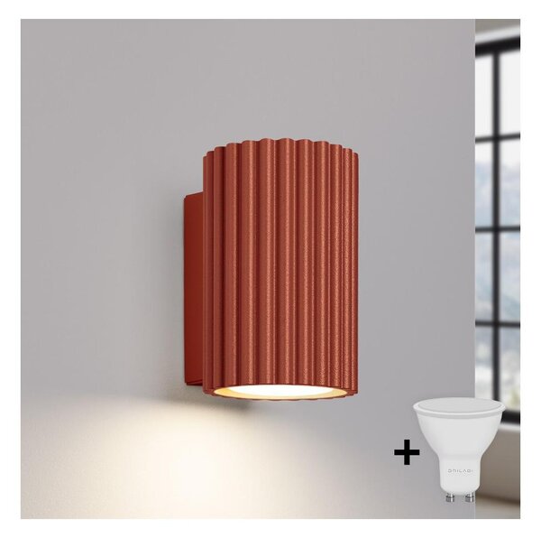 Brilagi - LED nástenné svietidlo CRESTO 1xGU10/10W/230V 10 cm červené