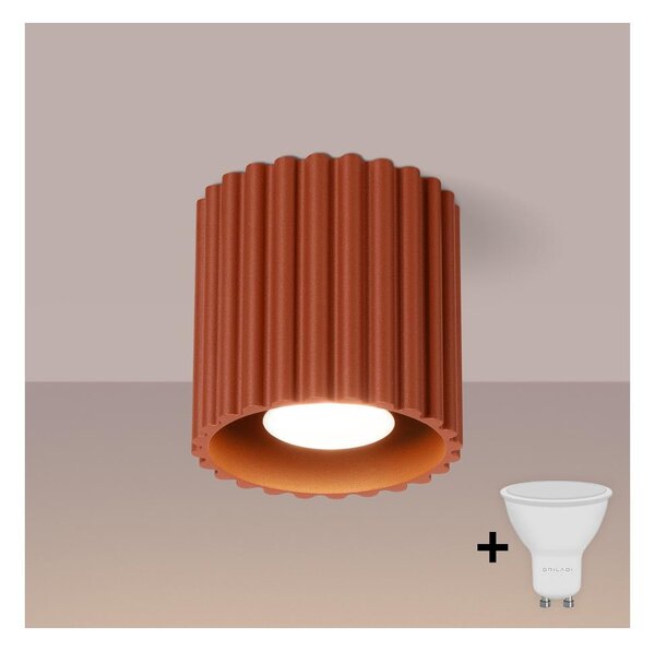 Brilagi - LED bodové svietidlo SFERA 1xGU10/10W/230V priemer 10 cm červená