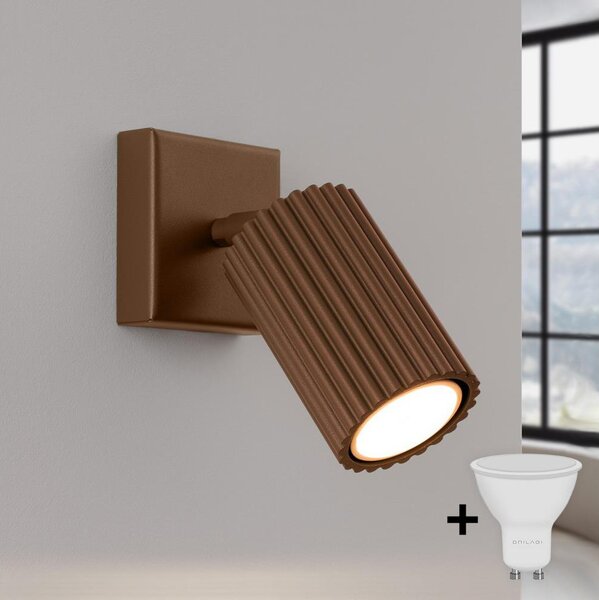 Brilagi - LED nástenné bodové svietidlo CRESTO 1xGU10/10W/230V hnedé