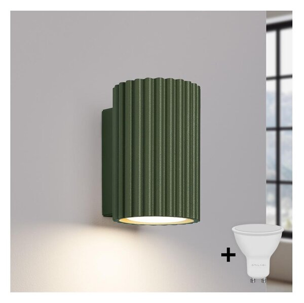 BRILAGI - LED nástenné svietidlo CRESTO 1xGU10/10W/230V 10 cm zelená