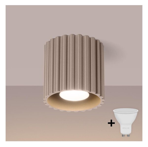 Brilagi - LED bodové svietidlo SFERA 1xGU10/10W/230V priemer 10 cm taupe