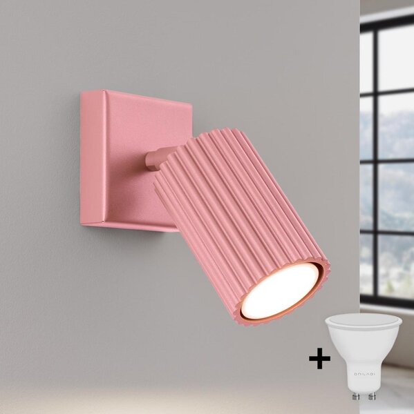 Brilagi - LED nástenné bodové svietidlo CRESTO 1xGU10/10W/230V ružové
