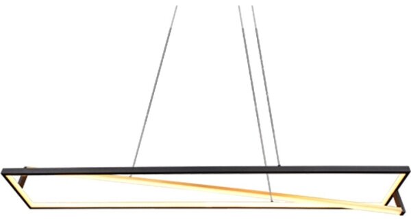 Trio - LED stmievateľný luster na lane EDGE LED/35W/230V 2300/3000/4000K čierna