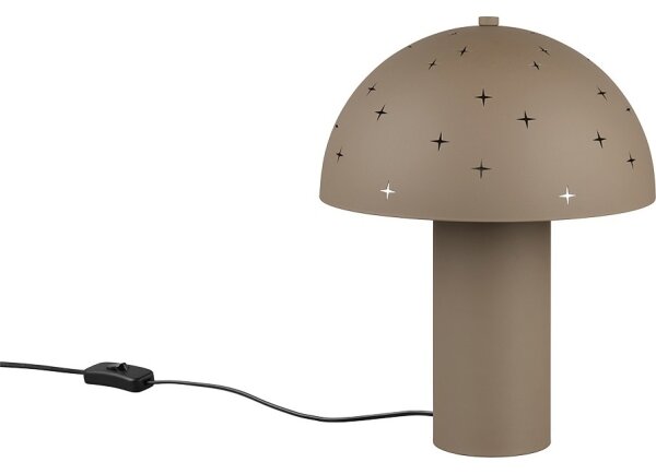 Reality - Stolová lampa SETA 1xE14/28W/230V hnedošedá (taupe)